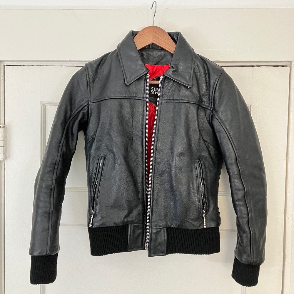 Leather Jacket - Retro 70s - Straight to Hell Belmont Women S